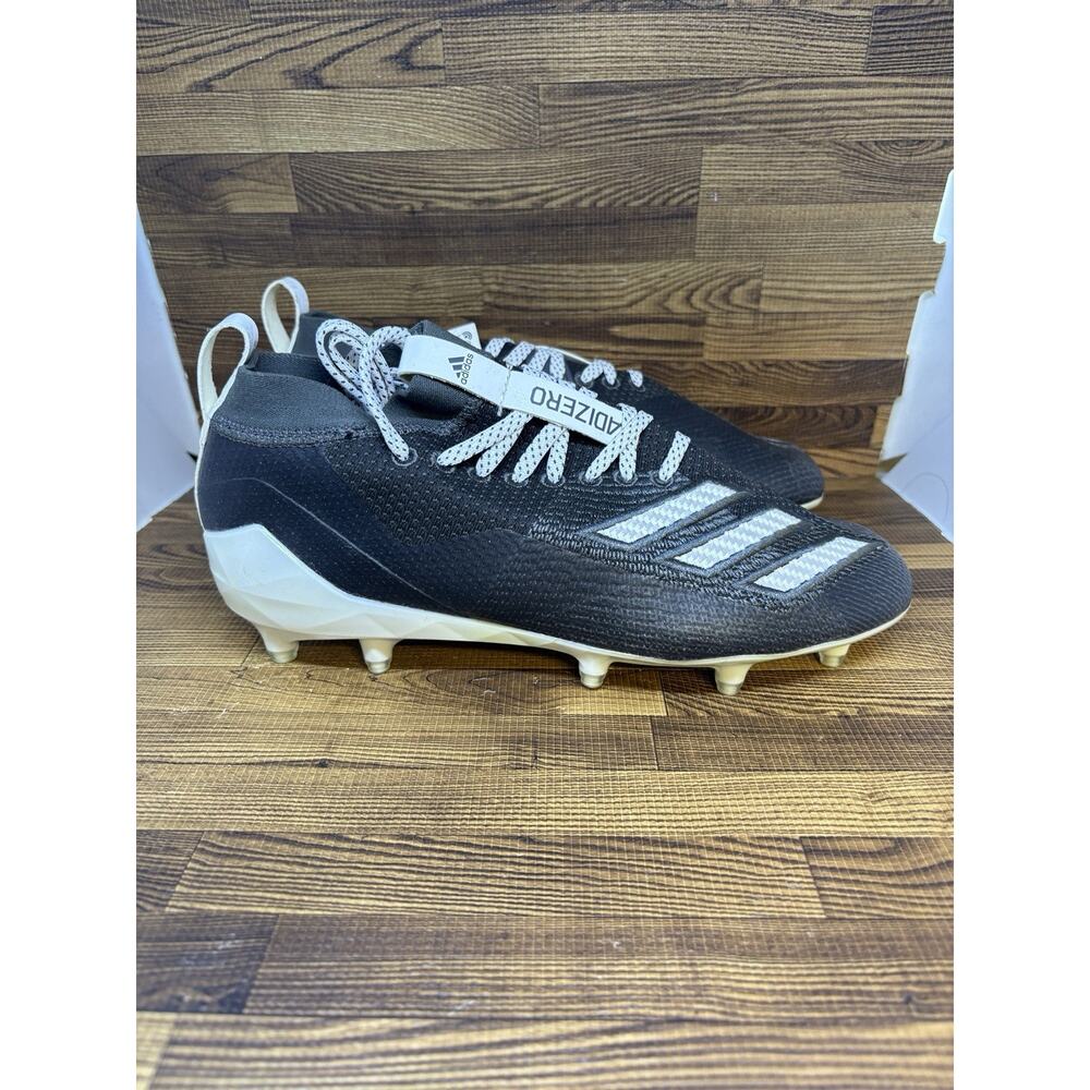 NEW Adidas Adizero 8.0 Football Cleats Black Grey White F36586 Men Size 7